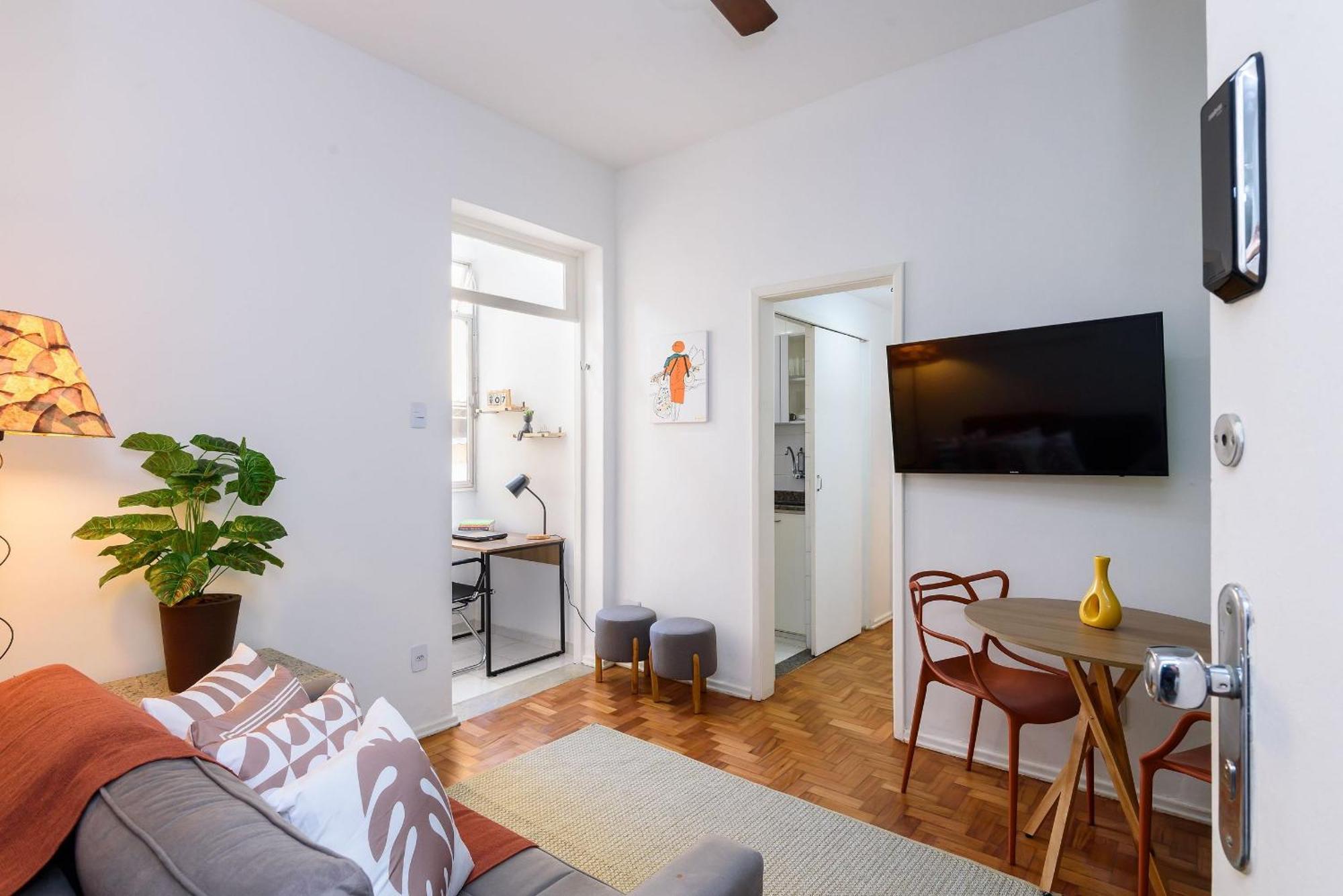 Apartamento Charme Carioca: 1qto A 190m Da | Du 183/706 *