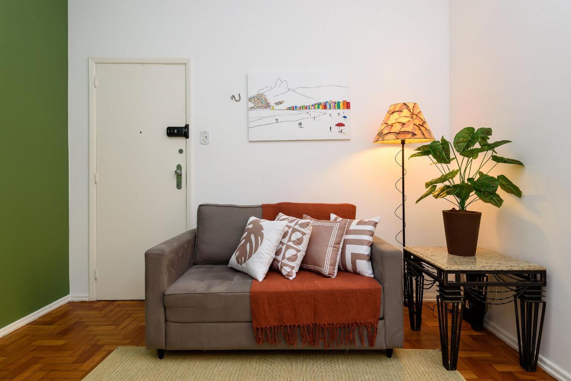 Apartamento Charme Carioca: 1qto A 190m Da Praia | Du 183/706 Rio de Janeiro